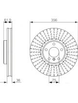 BOSCH 0 986 479 349 Тормозной диск