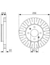BOSCH 0 986 479 V96 Тормозной диск
