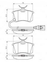 BOSCH 0 986 495 239 Колодки дисковые