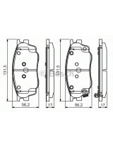 BOSCH 0 986 495 087 Колодки дисковые