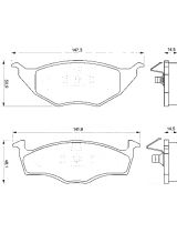 BOSCH 0 986 424 502 Колодки дисковые