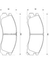BOSCH 0 986 424 523 Колодки дисковые