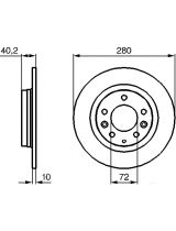 BOSCH 0 986 479 131 Тормозной диск