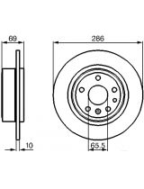 BOSCH 0 986 478 478 Тормозной диск