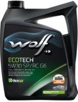 Моторное масло WOLF 16155/4 EcoTech SP/RC G6 5W-30 4л