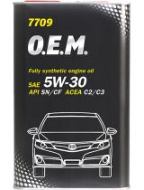Моторное масло MANNOL MN7709-1ME 7709 OEM for Toyota Lexus 5W-30 SM/CF METAL 1л