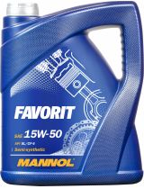 Моторное масло MANNOL MN7510-5 Favorit 15W-50 SL/CF-4 5л
