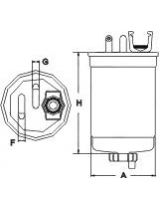 SCT ST6099 Фильтр топливный