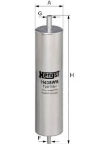 Hengst H438WK Фильтр топливный