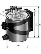 Purflux FCS740 Фильтр топливный для двс