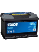 EXIDE Аккумулятор Excell EB712 670А (71 А/ч)