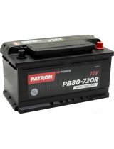 Patron PB80-720R Аккумулятор POWER 12V (80 А/ч) 720A (R+)