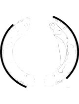 AP 07850 Колодки барабанные задние