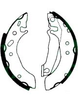 AP 06030 Колодки барабанные задние