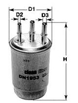 Clean Filters DN2702 Фильтр топливный