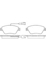 AP 05P1656 Колодки дисковые