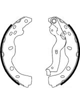 AP 09190 Колодки барабанные задние