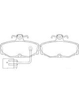 AP 05P987 Колодки дисковые