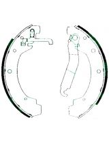 AP 04570 Колодки барабанные задние