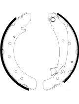 AP 07120 Колодки барабанные задние