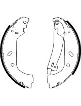 AP 08640 Колодки барабанные задние