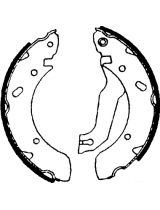 AP 06990 Колодки барабанные задние