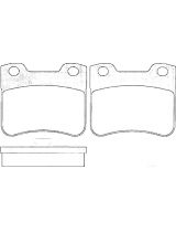 AP 05P643 Колодки дисковые передние