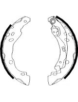 AP 08630 Колодки барабанные задние