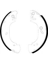 AP 07410 Колодки барабанные задние