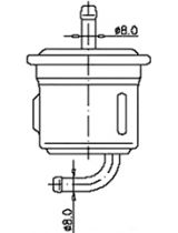 JS Asakashi FS7004 Фильтр топливный