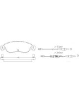 Patron PBP1410 Колодки дисковые передние