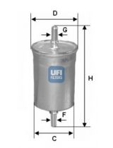 UFI 31.515.00 Фильтр топливный
