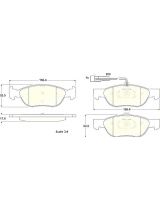 TRW GDB1290 Колодки дисковые передние