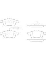 TRW GDB1391 Колодки дисковые передние