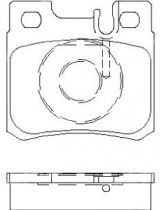 Patron PBP644 Колодки дисковые задние
