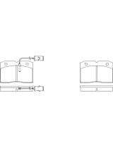 Patron PBP654 Колодки дисковые задние