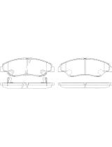 Patron PBP1536 Колодки дисковые передние
