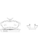 Patron PBP1543 Колодки дисковые передние