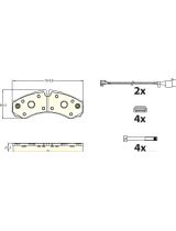 TRW GDB2109 Колодки дисковые задние