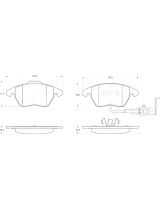 TRW GDB1550 Колодки дисковые передние