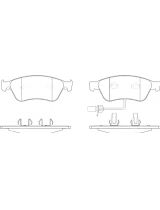 TRW GDB1553 Колодки дисковые передние