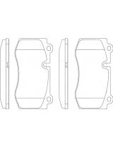 TRW GDB1733 Колодки дисковые передние
