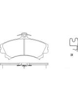 Patron PBP1384 Колодки дисковые передние