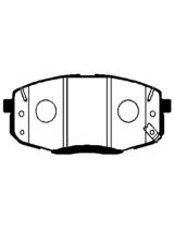 Patron PBP095KOR Колодки дисковые передние