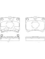 Patron PBP597 Колодки дисковые передние