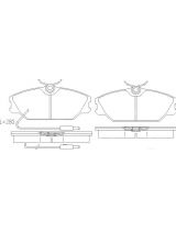 Patron PBP406 Колодки дисковые передние