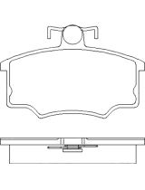 Patron PBP412 Колодки дисковые передние