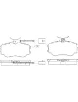 Patron PBP595 Колодки дисковые передние