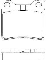 Patron PBP1415 Колодки дисковые задние