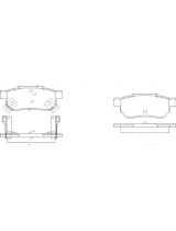 Patron PBP621 Колодки дисковые задние